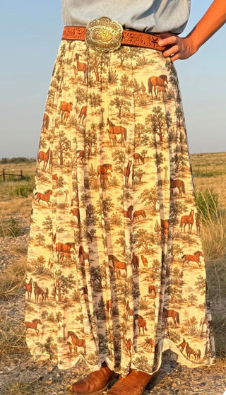 RUSTIC ROAMER MAXI SKIRT