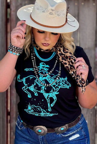 Rough Rider Bucking Horse Tee