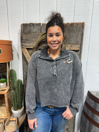 Rowel Em Up Western Graphic Top – 2 Fly Cowgirl Rodeo Tee