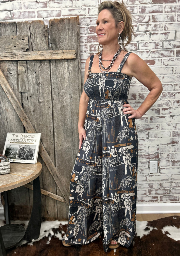Stomp Tha Stockyards Romper
