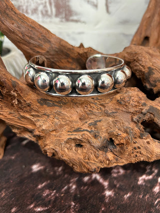 Large Beaded Bubble Cuff