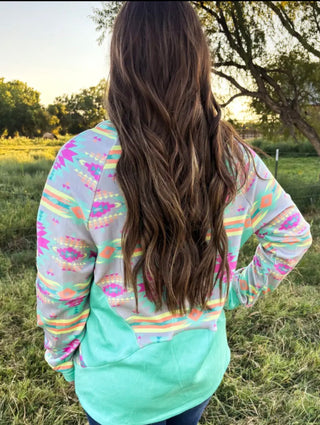 Aztec Dreamer Quarter Zip Pullover