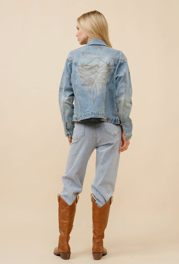 Boot Stitch Denim Jacket