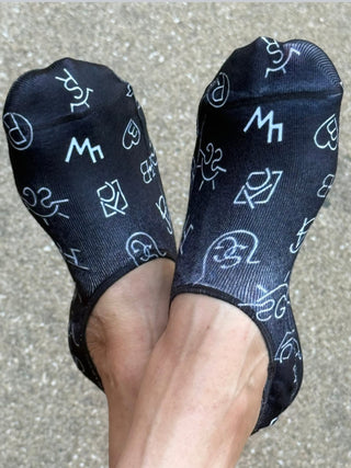 Western No Show Socks – Cowgirl Boot Liner Socks with Fun Prints