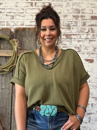 Dusty Sage Days Basics Top