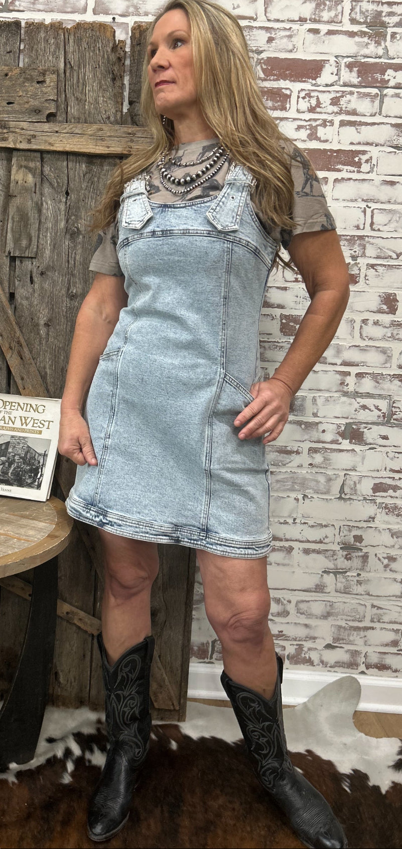 The Buckaroo Denim Buckle Jumper