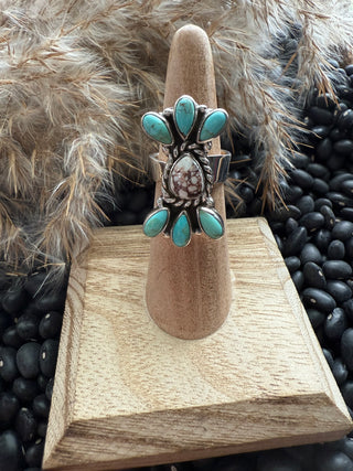 Desert Bloom Turquoise Ring-1