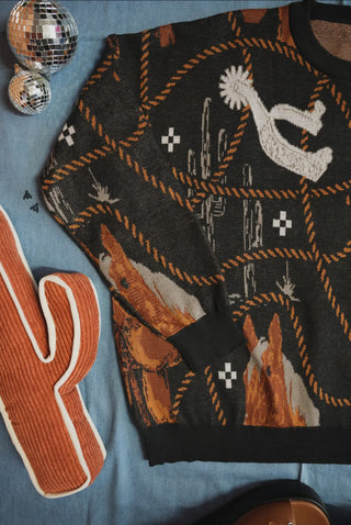 The Tacky Knit Western Sweater