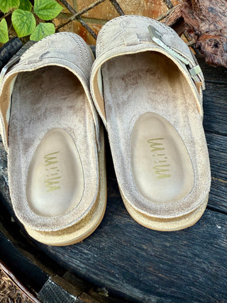 Cheyenne Trails Boot Stitch Mules- RESTOCK ON THE WAY!!
