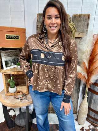 2 Fly Co - A Bit Lucky Babydoll Peplum Top