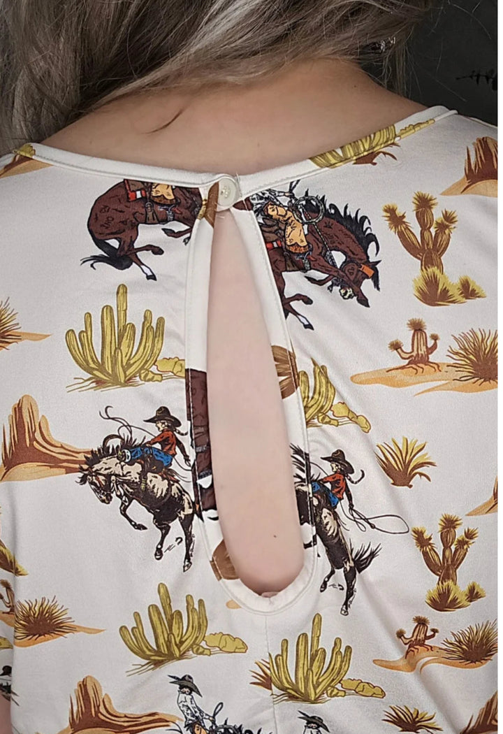 Down In The Desert Western Romper