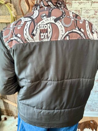 Left Lead Western Puffer Jacket