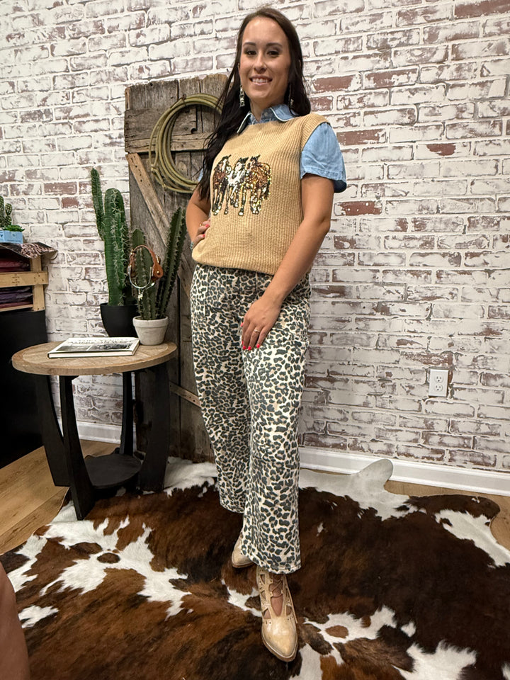 All The Wild Ponies Sweater Vest