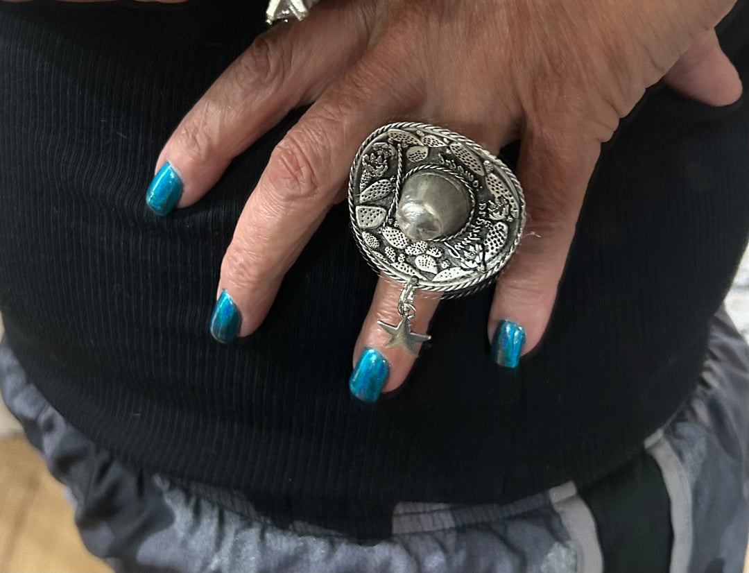 Junkyard Cowgirl Sombrero Ring-Adjustable