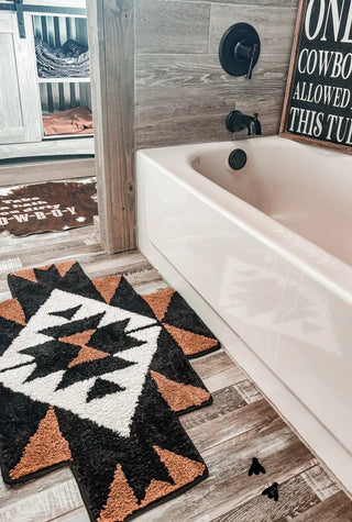 2 Fly Aztec Western Accent Rug