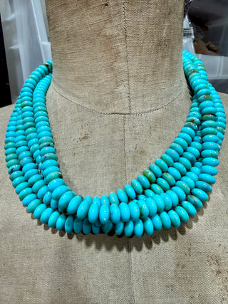 Turquoise Trails 4-Strand Statement Necklace