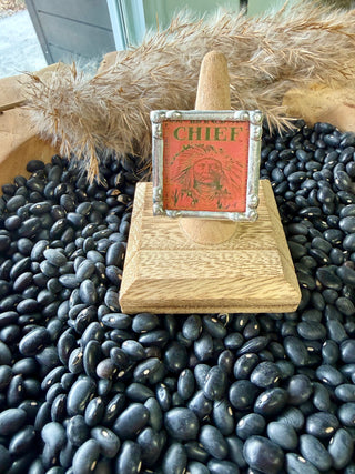 Western “ Big Chief Tablet “ Vintage Art Ring | Native Inspired Square Statement Ring