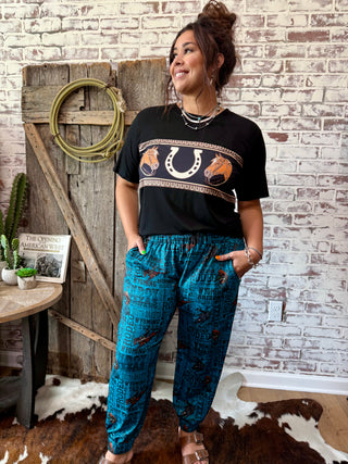 Dear Rodeo Western Style Joggers