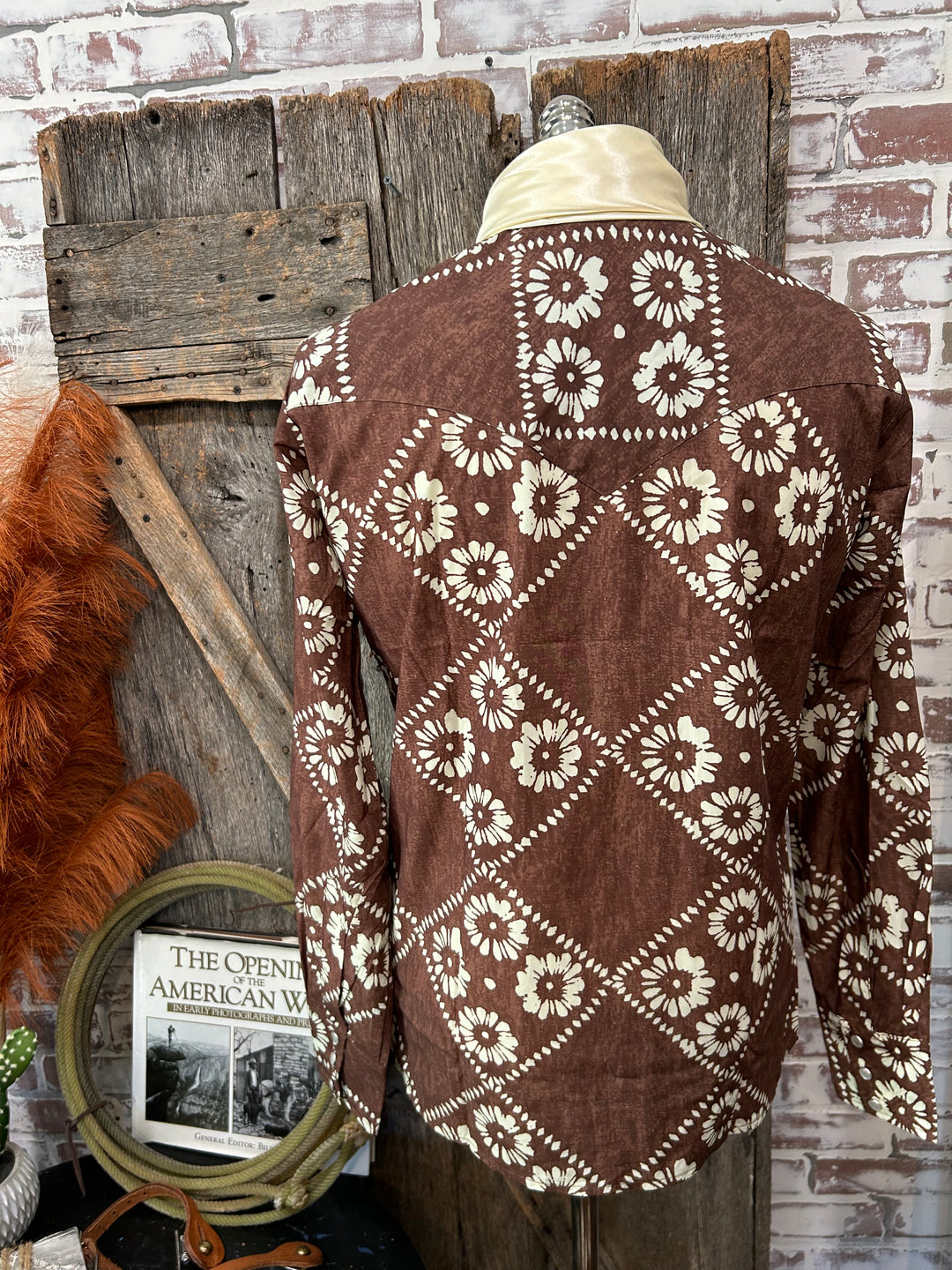 Retro Cowgirl Floral Show Shirt