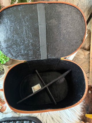Tooled Leather Vegas NFR Jewelry & Makeup Carrying Case – Western Rodeo Travel Bag