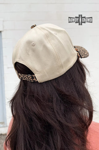 Leopard Brim Snaffle Bit Accent Baseball Cap – Western Cowgirl Hat