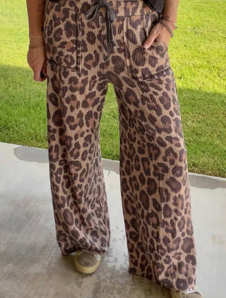 Spotted Wild Cheetah Print Pants