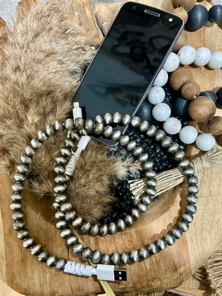 Faux Navajo Pearl Car Charger -Universal