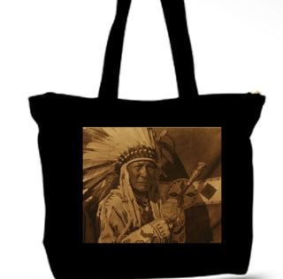 Warrior Spirit Vintage Canvas Tote Bag