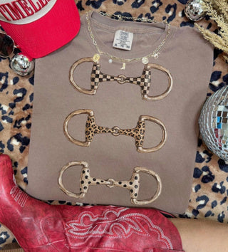Bougie Snaffle Bit Tee | Comfort Colors Western Graphic T-Shirt