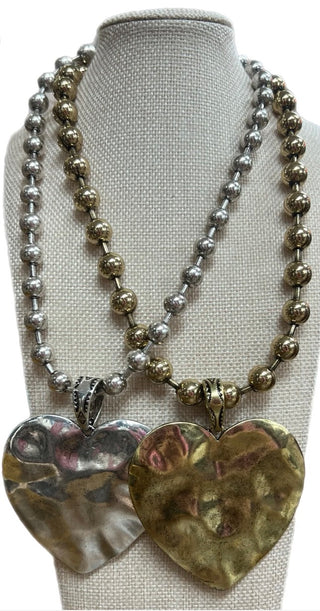 Heart of the West Statement Necklace – Silver