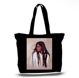 Prairie Maiden Canvas Tote Bag