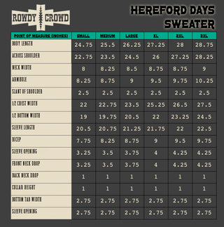 Hereford Days Ribbed Pullover