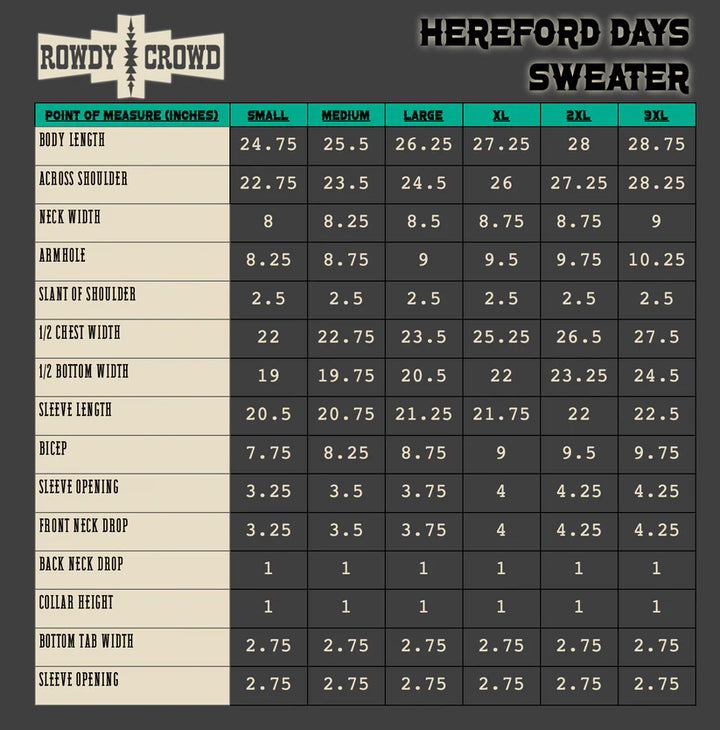 Hereford Days Ribbed Pullover