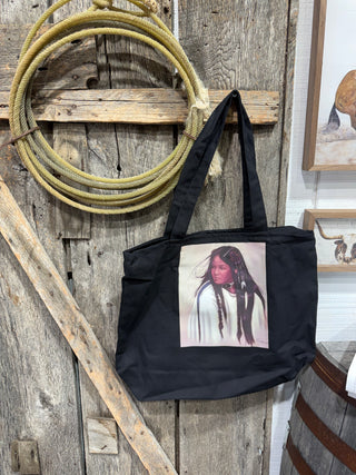 Prairie Maiden Canvas Tote Bag