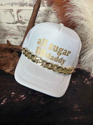 All Sugar No Daddy Trucker Hat - Barbwire n Bougie Boutique