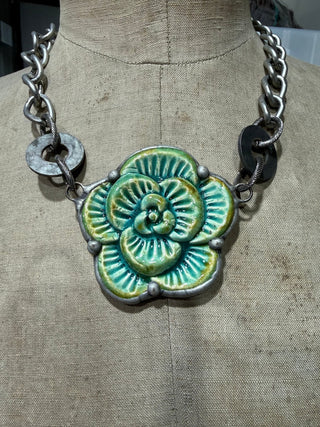 Art By Amy Bloomin Brooklyn Statement Necklace - Barbwire n Bougie Boutique