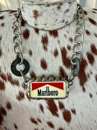 Art By Amy “Marlboro Brooklyn” Statement Necklace – 16–18” - Barbwire n Bougie Boutique