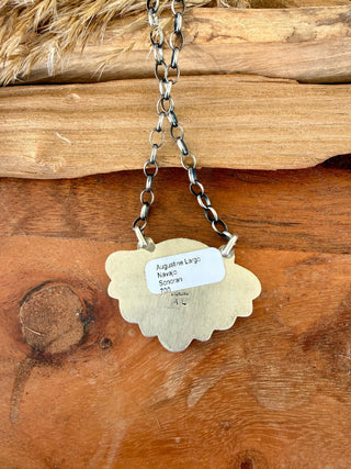Augustine Largo Sonoran Gold Half Cluster Necklace - Barbwire n Bougie Boutique