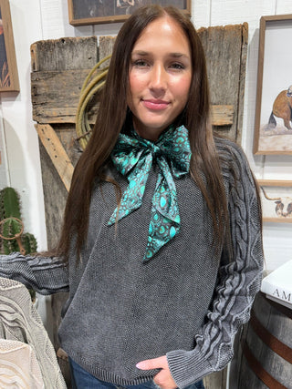 Backroad Beauty Cable Knit Sweater-3 Colors - Barbwire n Bougie Boutique