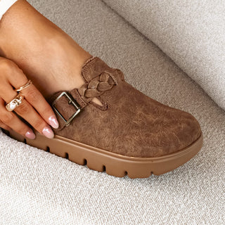 Cali Cognac Very G Midnight Tooled Western Clogs - Barbwire n Bougie Boutique