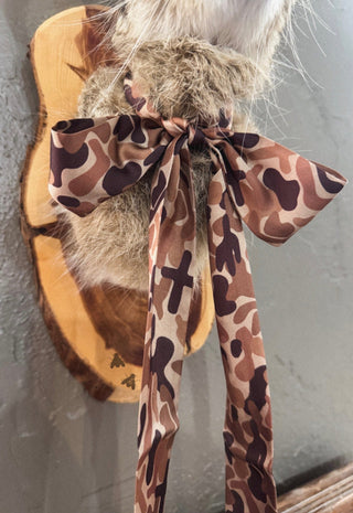 Camo Cowgirl Twilly Scarf - Barbwire n Bougie Boutique