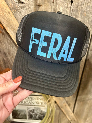 Feral Trucker Hat - Barbwire n Bougie Boutique