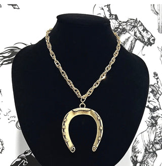 Golden Cowgirl Snaffle Bit Necklace- Gold - Barbwire n Bougie Boutique