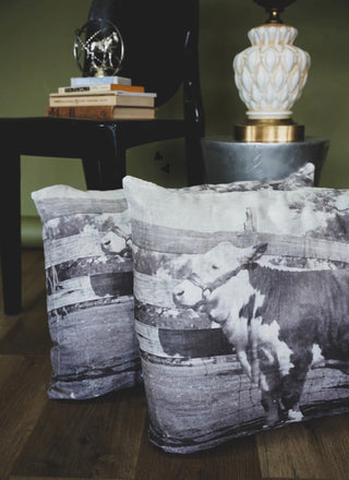 Herefordzzz Western Pillow Sham Set – 2 Piece-Standard - Barbwire n Bougie Boutique