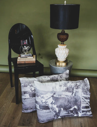 Herefordzzz Western Pillow Sham Set – 2 Piece-Standard - Barbwire n Bougie Boutique