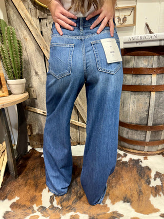Hidden After Dark High Rise Wide Leg Jeans - Barbwire n Bougie Boutique