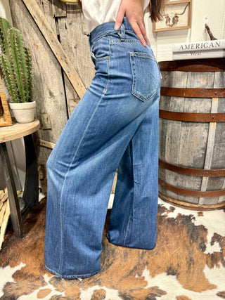 Hidden After Dark High Rise Wide Leg Jeans - Barbwire n Bougie Boutique