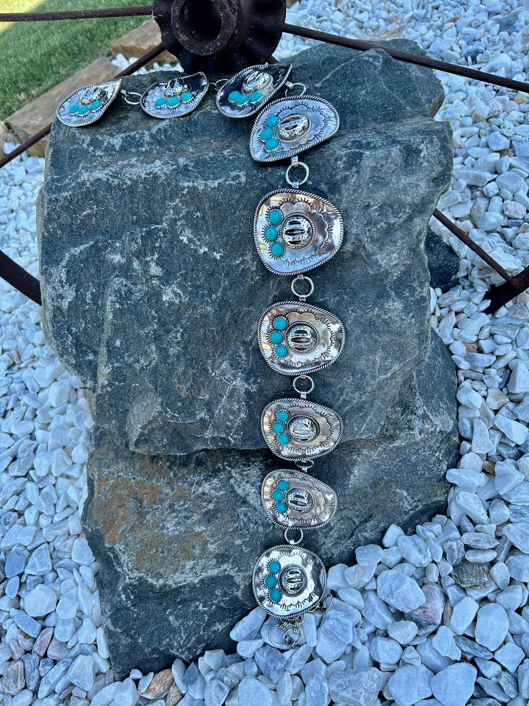 Cowboy Hat Concho Belt