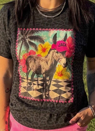 Jack In Paradise Donkey T Shirt - Barbwire n Bougie Boutique