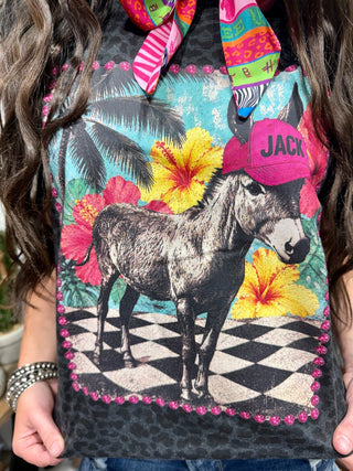 Jack In Paradise Donkey T Shirt - Barbwire n Bougie Boutique